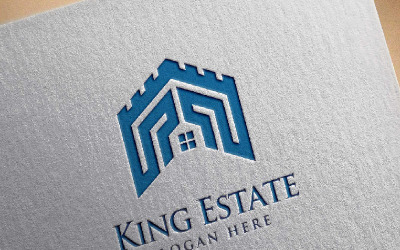 King Real Estate 2 Logo Template