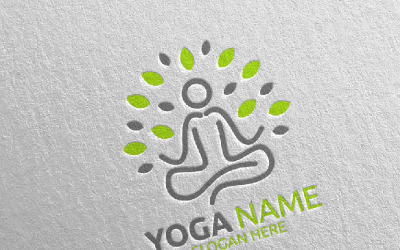 Yoga 25 Logo Template