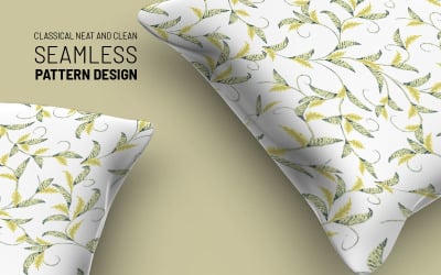 Delicate abstract floral seamless design Pattern