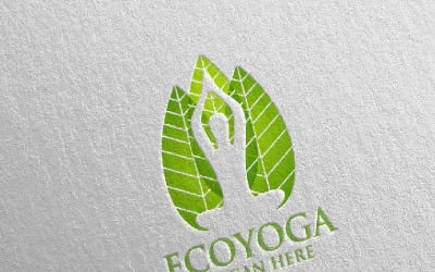 Ecoyoga 64 Logo Template