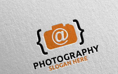 Plantilla de logotipo Code Camera Photography 82