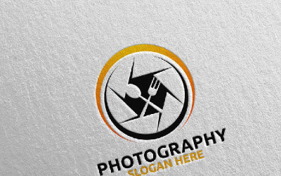 Food Camera Photography 74 Logo Template