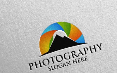 Nature Camera Photography  96 Logo Template