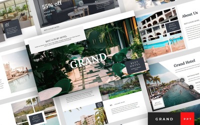 Grand - Hotel PowerPoint template