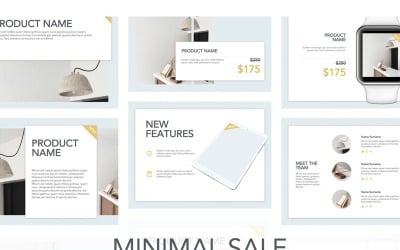 Minimal Sale Google Slides