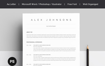 Modèle de CV Alex Johnsons
