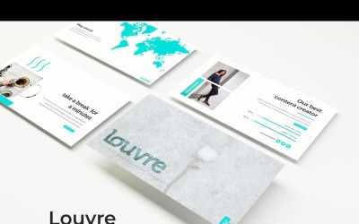 Modello PowerPoint del Louvre
