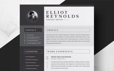 Modelo de currículo de Elliot