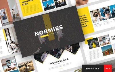 Normies – Influencer PowerPoint sablon