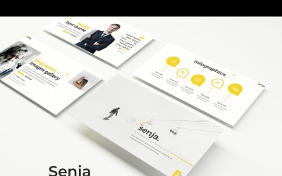 Senja PowerPoint-mall