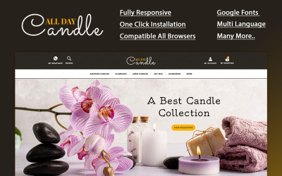 Весь день - OpenCart шаблон Candle Store