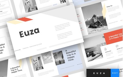 Euza-旅行-主题演讲模板