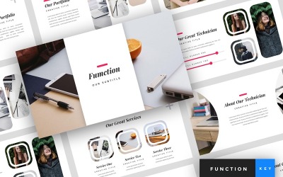 Funkcja - Firma informatyczna - Szablon Keynote