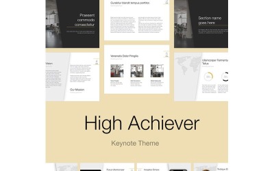 High Achiever - Keynote-sjabloon