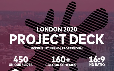 London 2020 Project PowerPoint template