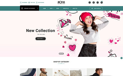 Movva - motyw Shopify premium z modą dla dzieci