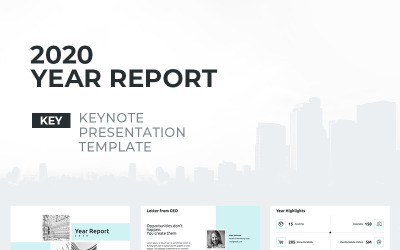 Rapport annuel 2020 - Modèle Keynote