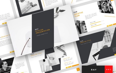 Ray - Modello di PowerPoint alla moda