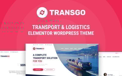 Reszponzív TransGo - Transport & Logistics Elementor WordPress sablon 94945