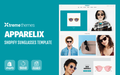 Zonnebrillenwinkel op Shopify-thema