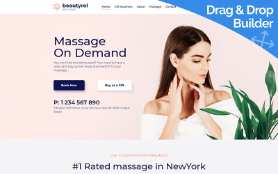 Beautyrel - Relaxing Therapy Moto CMS 3 Template