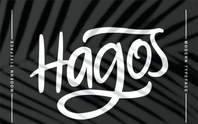 Hagos | Police cursive moderne