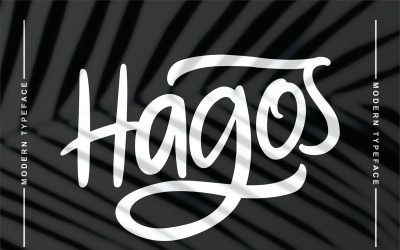 Hagos | Modernt typsnitt kursivt teckensnitt