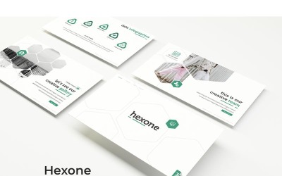 Modèle Hexone PowerPoint