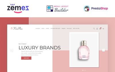 Responsive RosePlum - Perfume Store Template Prestashop #95092