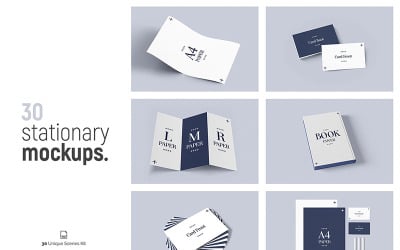 30 Stationery Product Mockup