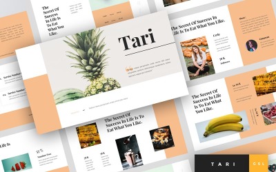 Tari - Lebensmittel Google Slides