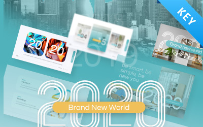 2020年新品牌多功能演示文稿-主题演讲模板