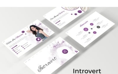 Introvert - шаблон Keynote