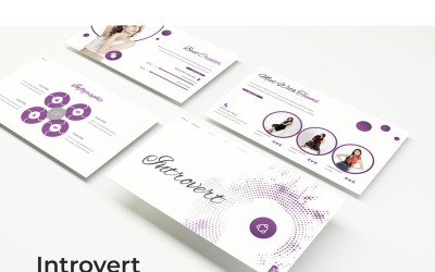 Modello PowerPoint introverso