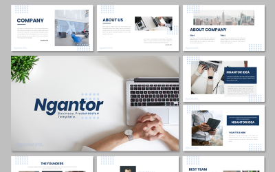 Ngantor - Business PowerPoint Template #95134