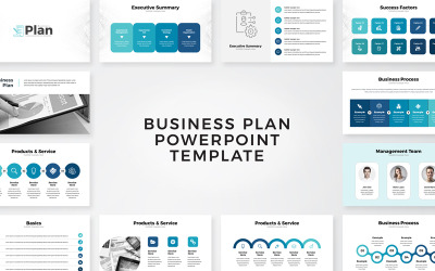 Plantilla de PowerPoint - presentación del plan de negocios