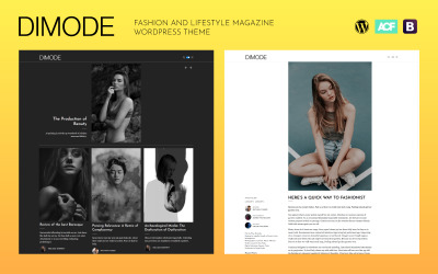 DIMODE - Thème WordPress pour le magazine Fashion and Lifestyle Trends