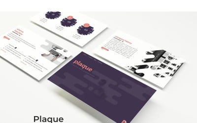 Plaquette PowerPoint-sjabloon