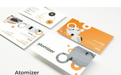 Атомайзер шаблон PowerPoint