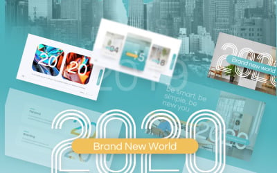 2020 New Brand Multipurpose Presentation PowerPoint template
