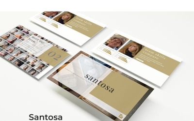 Santosa PowerPoint šablona