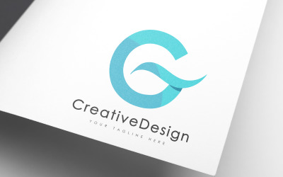 Diseño creativo del logotipo de la letra G