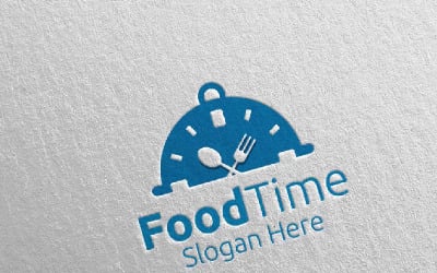 Food Time for Restaurant or Cafe 62 Logo Template