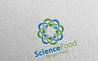 Science Food for Restaurant or Cafe 59 Logo Template