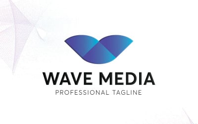 Wave Media Logo Template