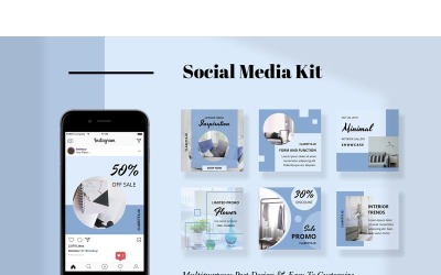 Claretta  -  Kit Social Media Template