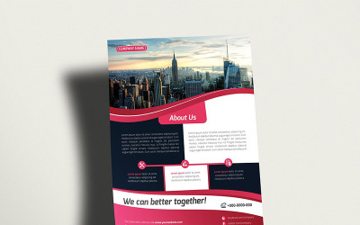 Curvy Flyer - Corporate Identity Template