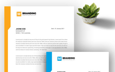 Orange &amp; Blue - Corporate Identity Template