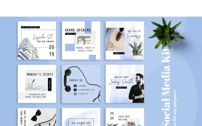 Sunny - Instagram Post Social Media Template