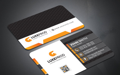 John Smith business card Corporate Identity Template